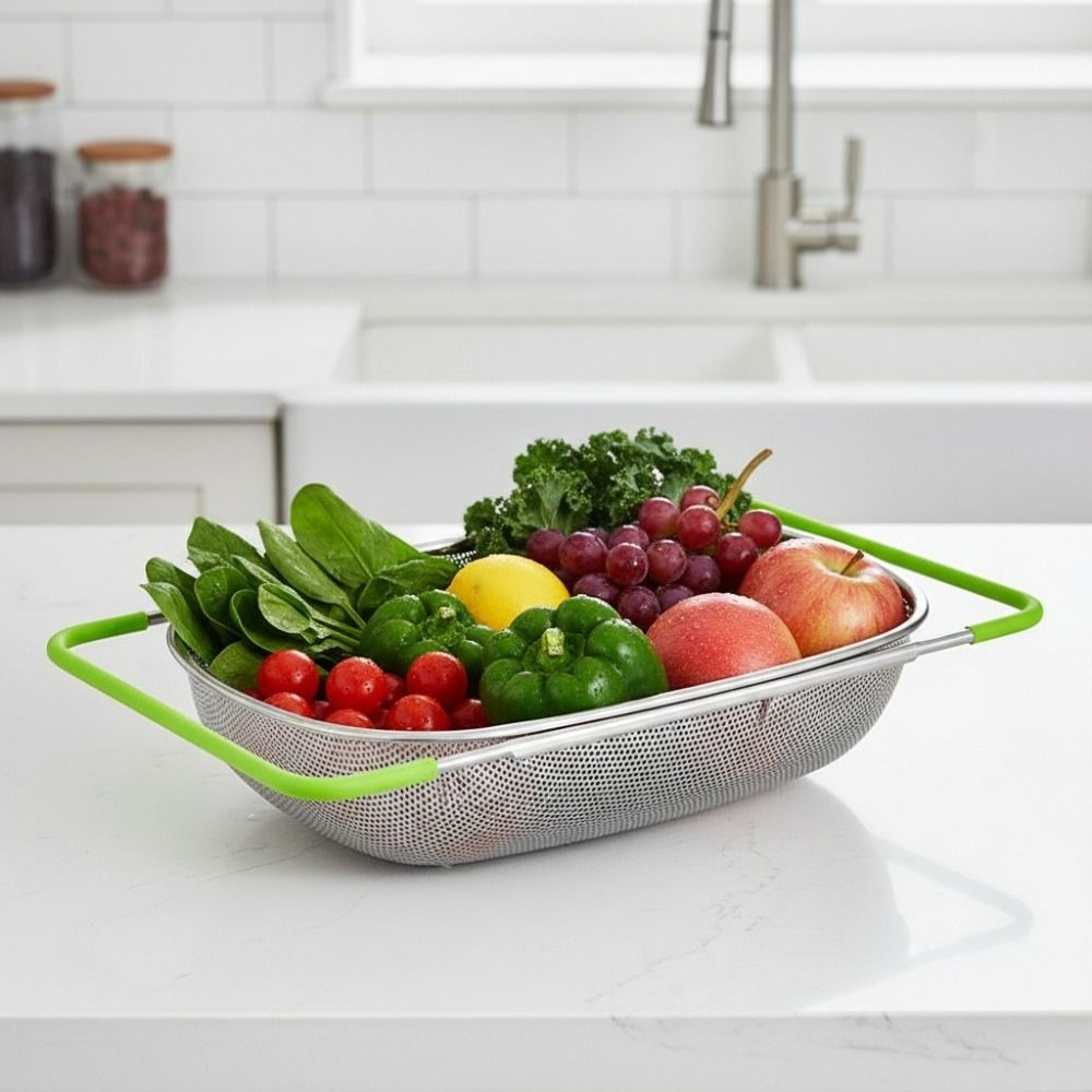 Sink Drain Strainer - Panier égouttoir d'évier extensible avec poignée