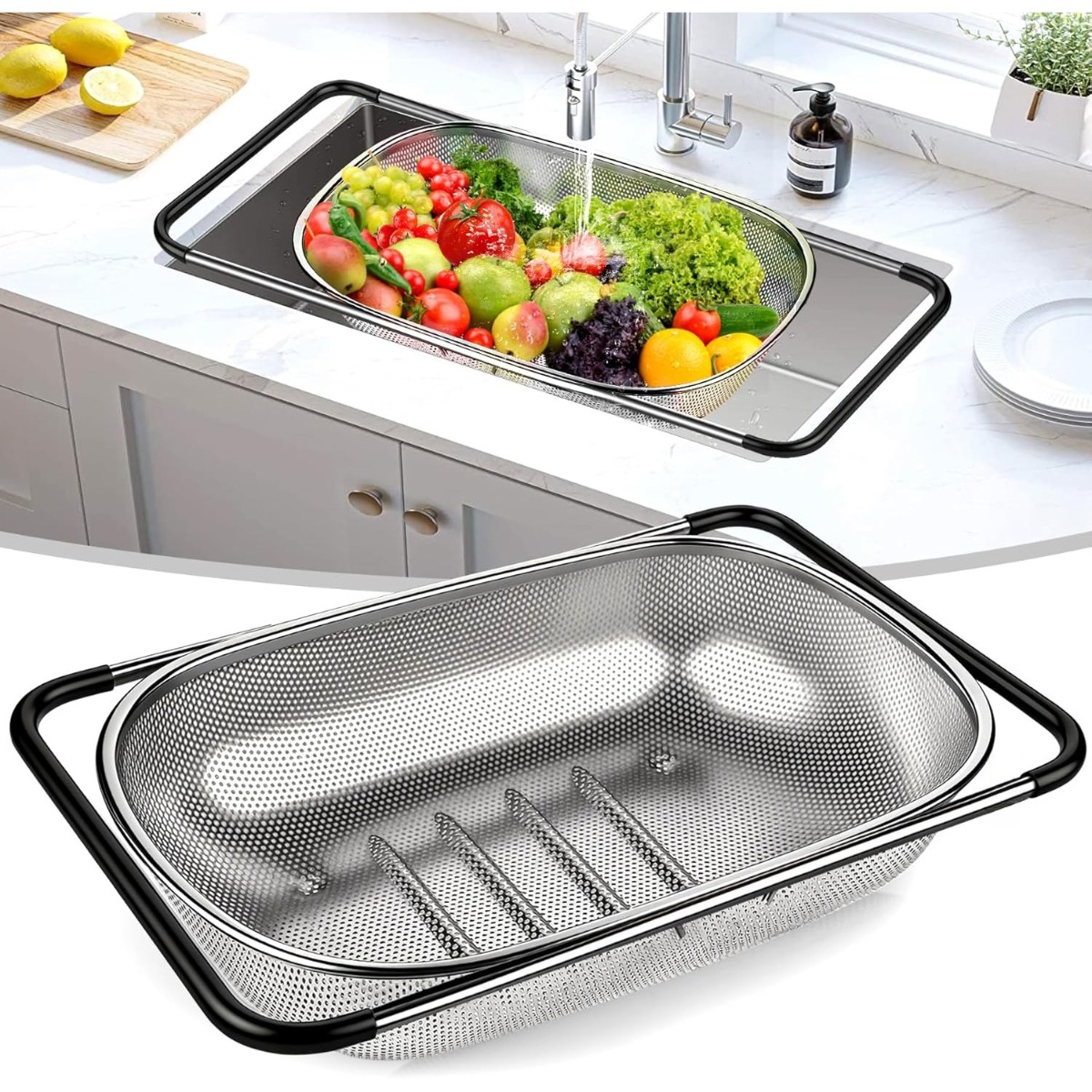 Sink Drain Strainer - Panier égouttoir pour évier, passoire en