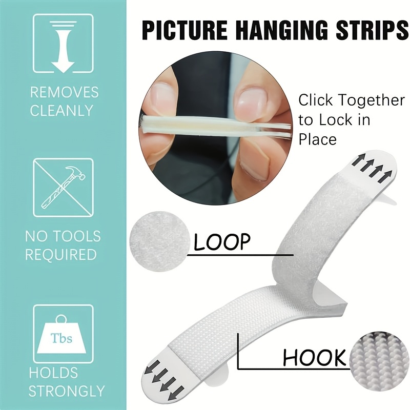 Ruban adhésif auto-agrippant a - Picture Hanging Strip avis et prix