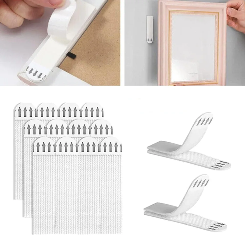 12/24 paires de bandes adhésiv - Picture Hanging Strip avis et prix