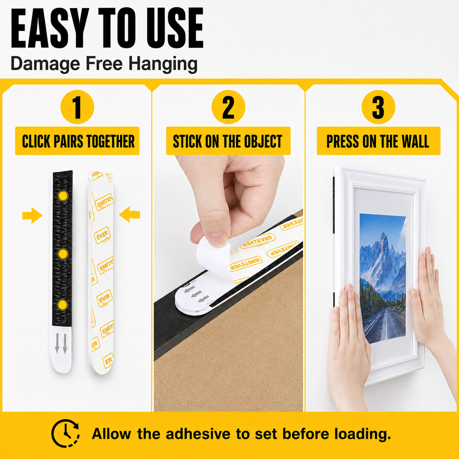 Bandes de fixation pour photos - Picture Hanging Strip avis et prix