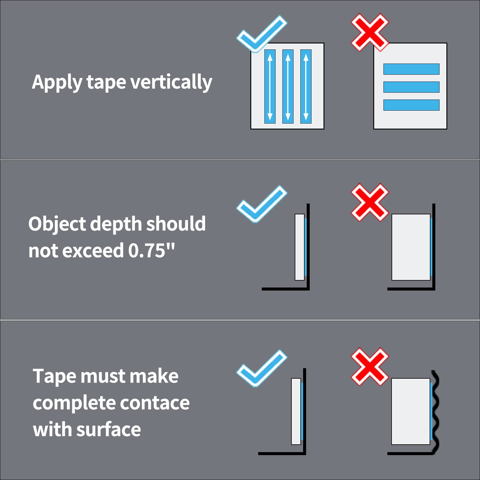 Ruban adhésif Double face Nano - Picture Hanging Strip avis et prix
